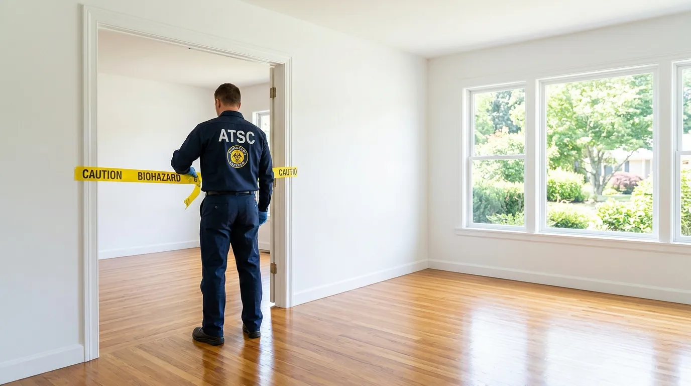 Certified biohazard cleanup crew performing Trauma Scene Cleanup in Laguna Niguel