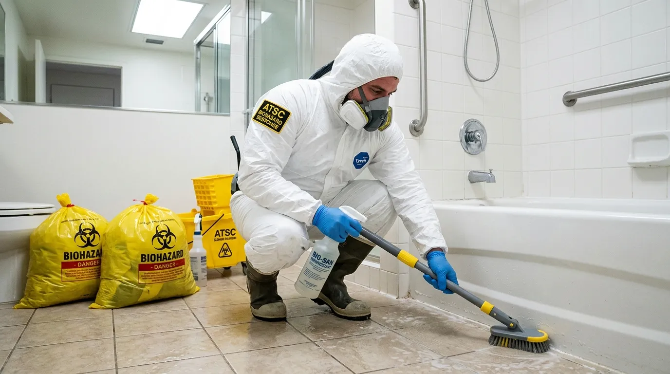 Decontamination equipment deployed for Blood Cleanup in Laguna Niguel